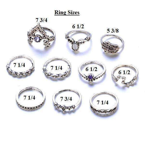 Load image into Gallery viewer, Vintage Stackable Ring Set